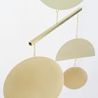 Circle &amp; Line Swivel Mobile, Brass