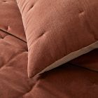 Classic Cotton Velvet Tack Stitch Quilt &amp; Shams