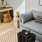 Modern Weave Rattan Round Lidded Baskets