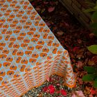 Soil to Studio Aliya Block-Printed Cotton Tablecloth