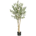 Faux Potted Olive Tree - 5'