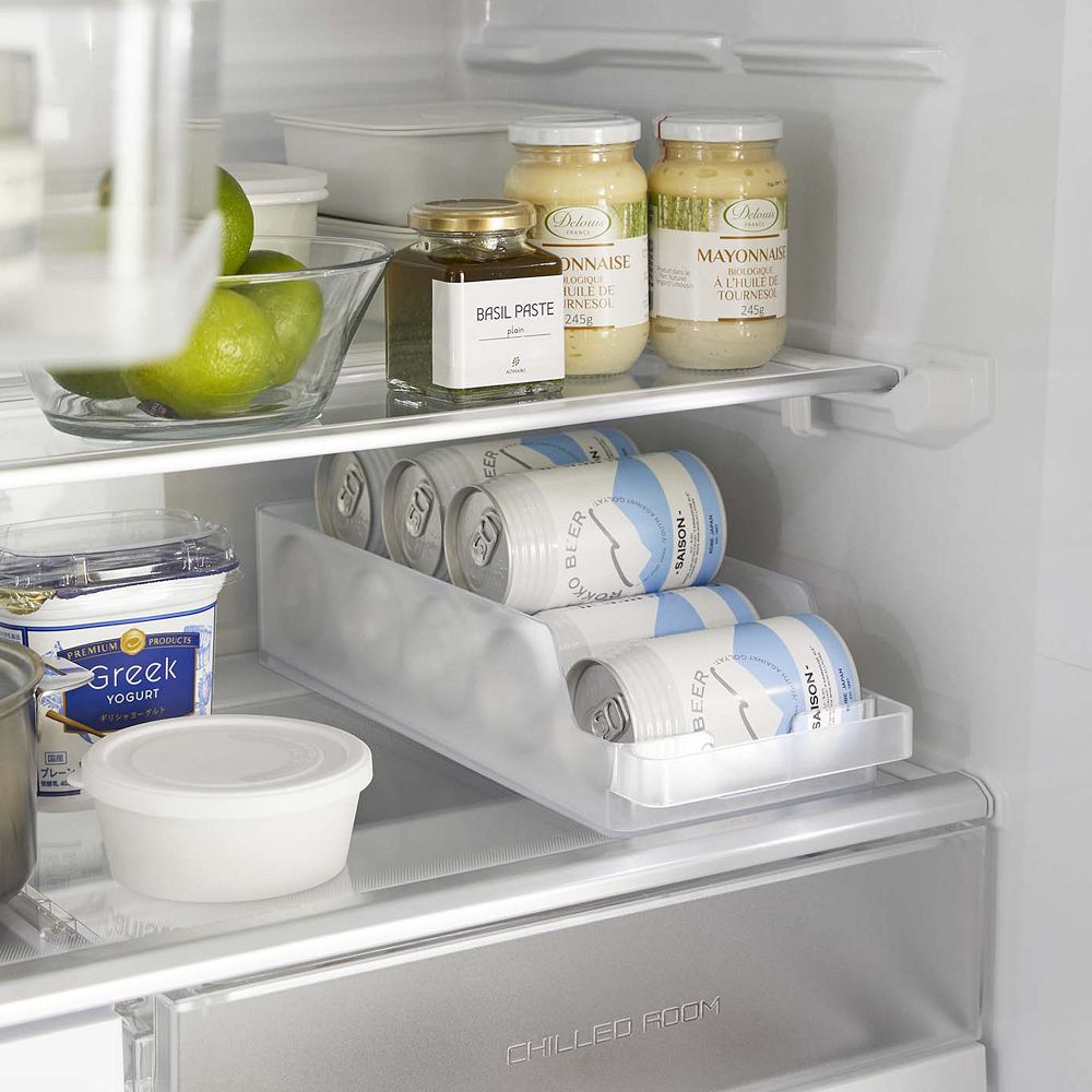 Yamazaki Refrigerator Organizer Drink Bin
