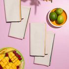 Atelier Saucier Macaw Burlap Napkins (Set of 4)