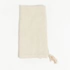 Creative Women Stone-Washed Tasseled Linen Napkin