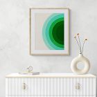Quiet X Framed Wall Art by Susana Paz