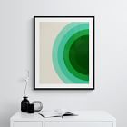 Quiet X Framed Wall Art by Susana Paz