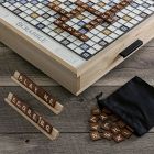 SCRABBLE Board Game - Maple Luxury Edition