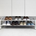 Yamazaki Tower Two-Tier Rolling Shoe Rack