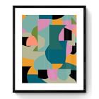 Abstract Collage 12 Framed Wall Art by Beth Vassalo