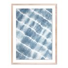 Angled Tie-Dye Framed Wall Art