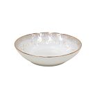 Casafina Taormina Stoneware Gold-Rimmed Pasta Bowls (Set of 4)