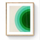 Quiet X Framed Wall Art by Susana Paz