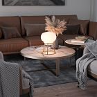 Sheryl Cordless Tripod Oval Table Lamp (15&quot;)