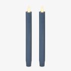 Open Box: Wax Dipped Unscented Moving Flame Taper - Spring Lake Set of 2