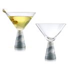 Marble &amp; Glass Martini Glasses (Set of 2)
