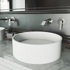 VIGO Anvil Modern Round Vessel Sink