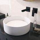 VIGO Anvil Modern Round Vessel Sink