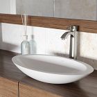 VIGO Wisteria Stone Oval Vessel Sink