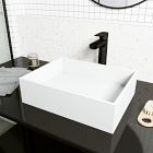 VIGO Montauk Rectangular Modern Matte Vessel Sink