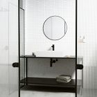 VIGO Montauk Rectangular Modern Matte Vessel Sink