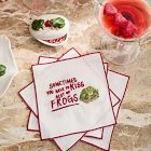 Frog Cocktail Napkins (Set of 4)