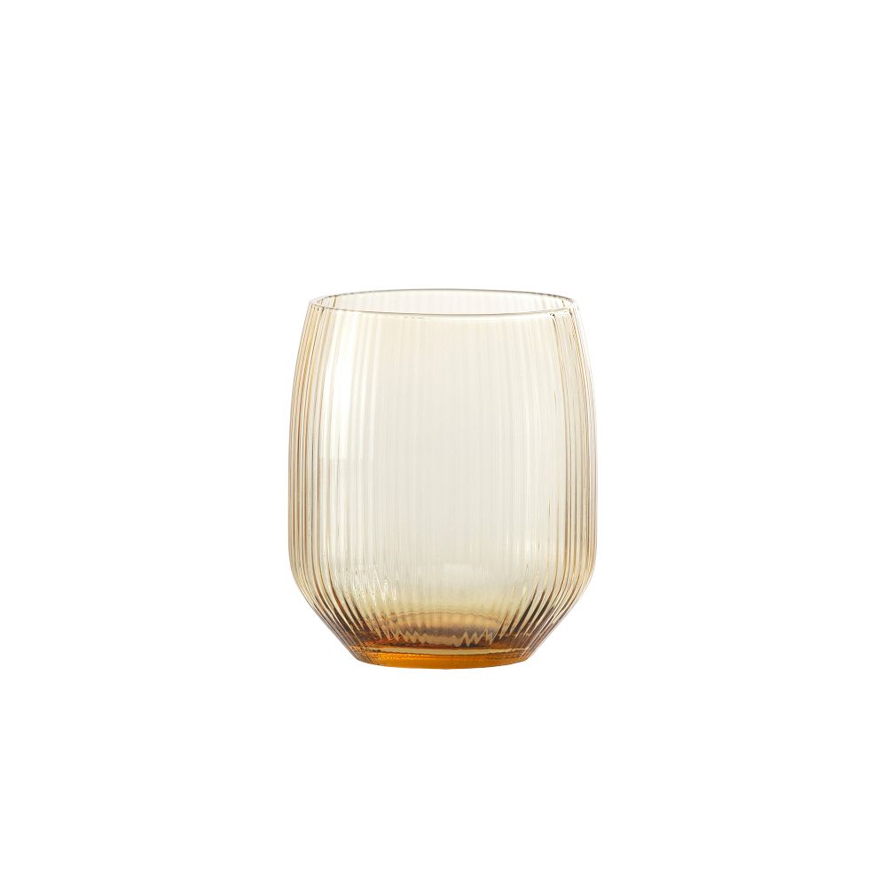 Estiva Textured Tall Tumbler, Ginger Gold (Set of 4)