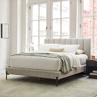 Emmett Channeled Bed - Metal Legs