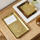 Foundations Polished Brass Metal Trays