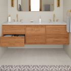 Mid-Century Floating Double Bathroom Vanity (63"&ndash;72")