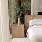 Modern Paneled Wood Bed