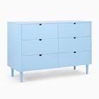 Mitzi 6-Drawer Dresser (48") - Blue