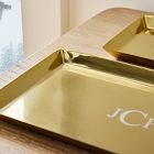 Foundations Polished Brass Metal Trays