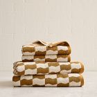 Wavy Blocks Towels
