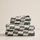 Wavy Blocks Towel Sets