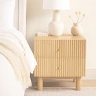 Vessica Fluted Mini Nightstand (18")