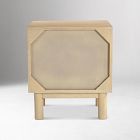 Vessica Fluted Mini Nightstand (18")