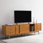 Open Box: Mid-Century Media Console (96") - Acorn