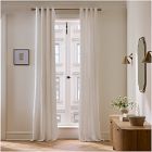 European Flax Linen Blackout Grommet Curtain