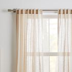 Sheer Crosshatch Curtain (Set of 2) - Sand