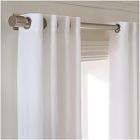 European Flax Linen Blackout Grommet Curtain