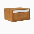 Mid-Century Wall-Mounted Nightstand (18") - Acorn