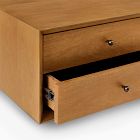 Mid-Century Wall-Mounted Nightstand (18") - Acorn