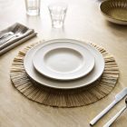 TALLO de OLIVO Fique Fringe Placemat