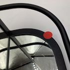 Open Box: Seamless Wall Shelf Mirror, 17"W x 23"H - Matte Black