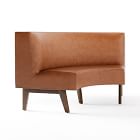 Novak Leather Banquette - No Tufting