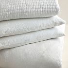 Silky TENCEL&#8482; & Cotton Matelasse Duvet Cover & Shams