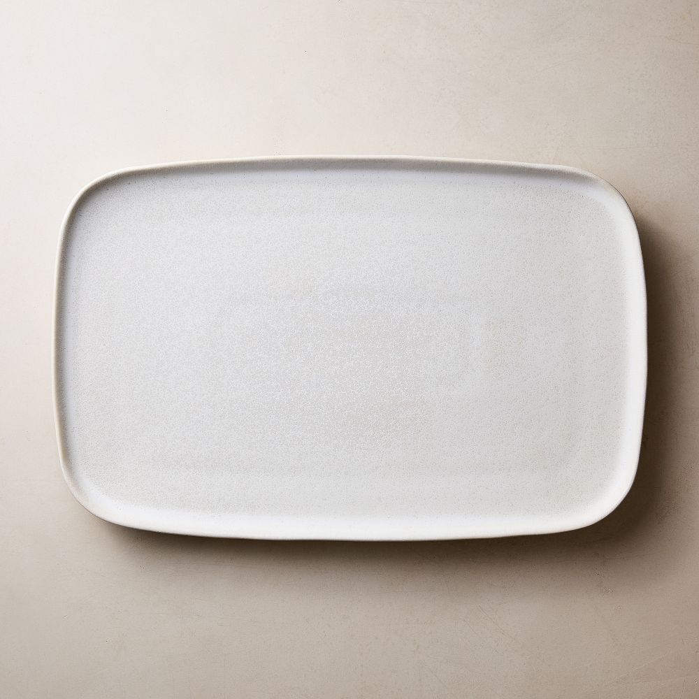 Kanto Stoneware Serving Platter - Extr Large, Ice White Each