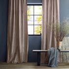 Worn Velvet Curtain - Dusty Blush