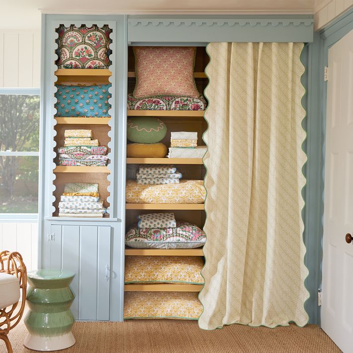 Batik Scallop Edge Curtain Set of 2 | West Elm