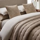 Silky TENCEL&#8482; Crescent Stitch Quilt & Shams